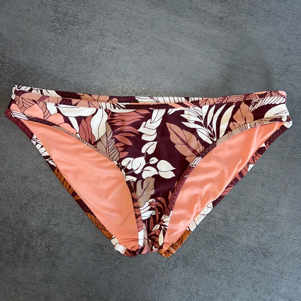Aerie Pink and Brown Bikini Classic Swimwear
